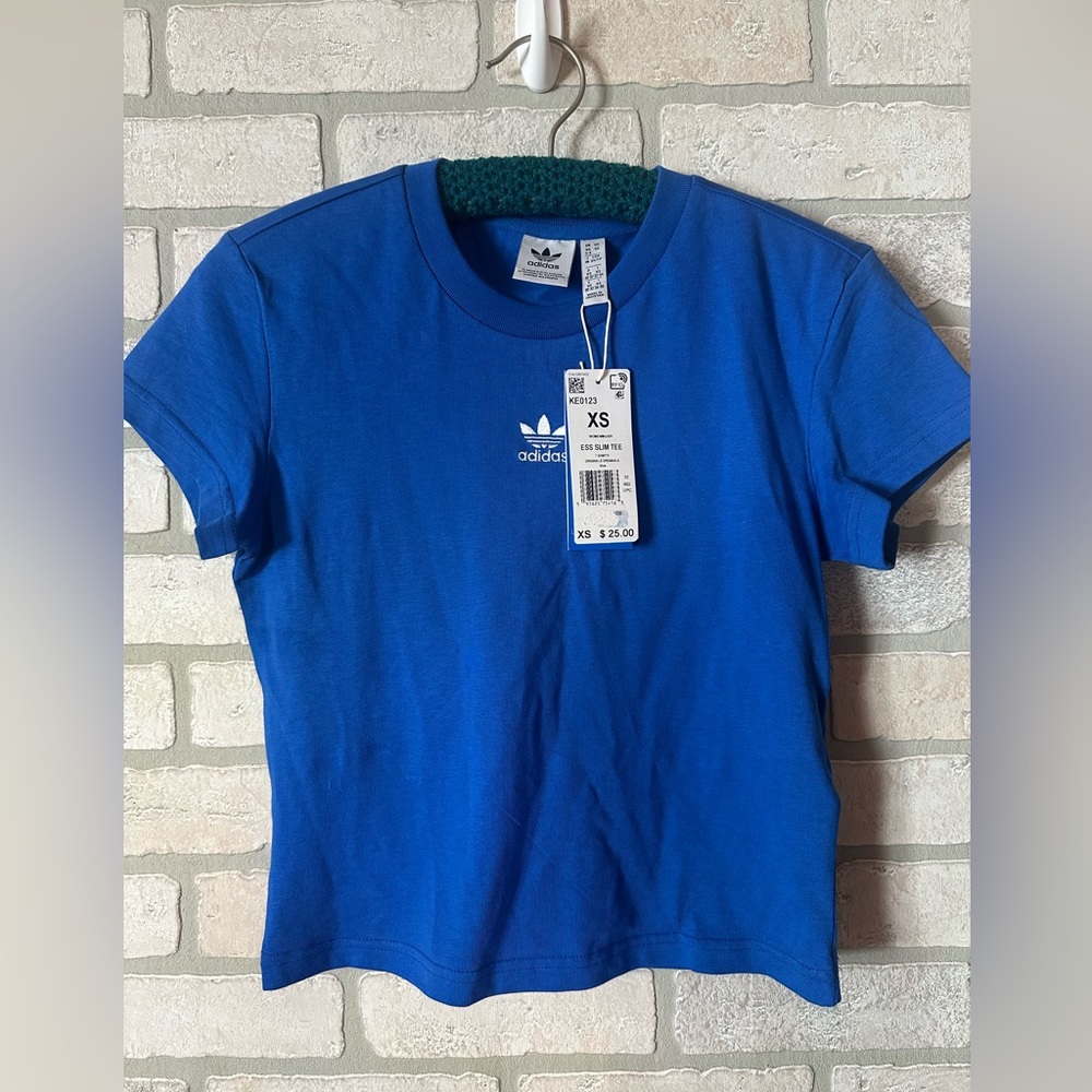 Adidas Women’s Short Sleeve Tee in Royal Blue